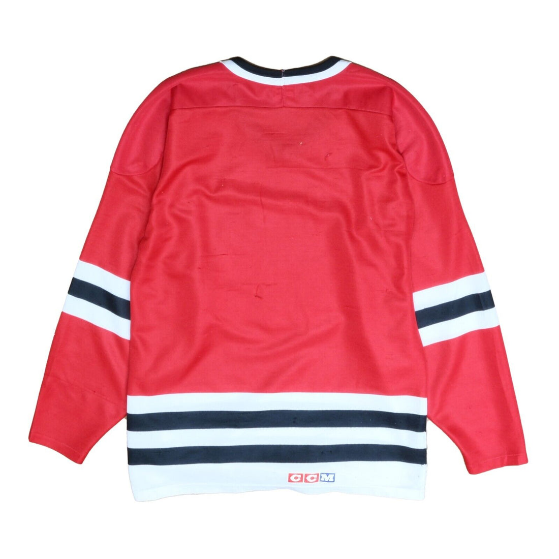 Vintage Chicago Blackhawks Maska CCM Hockey Jersey Size Medium Red