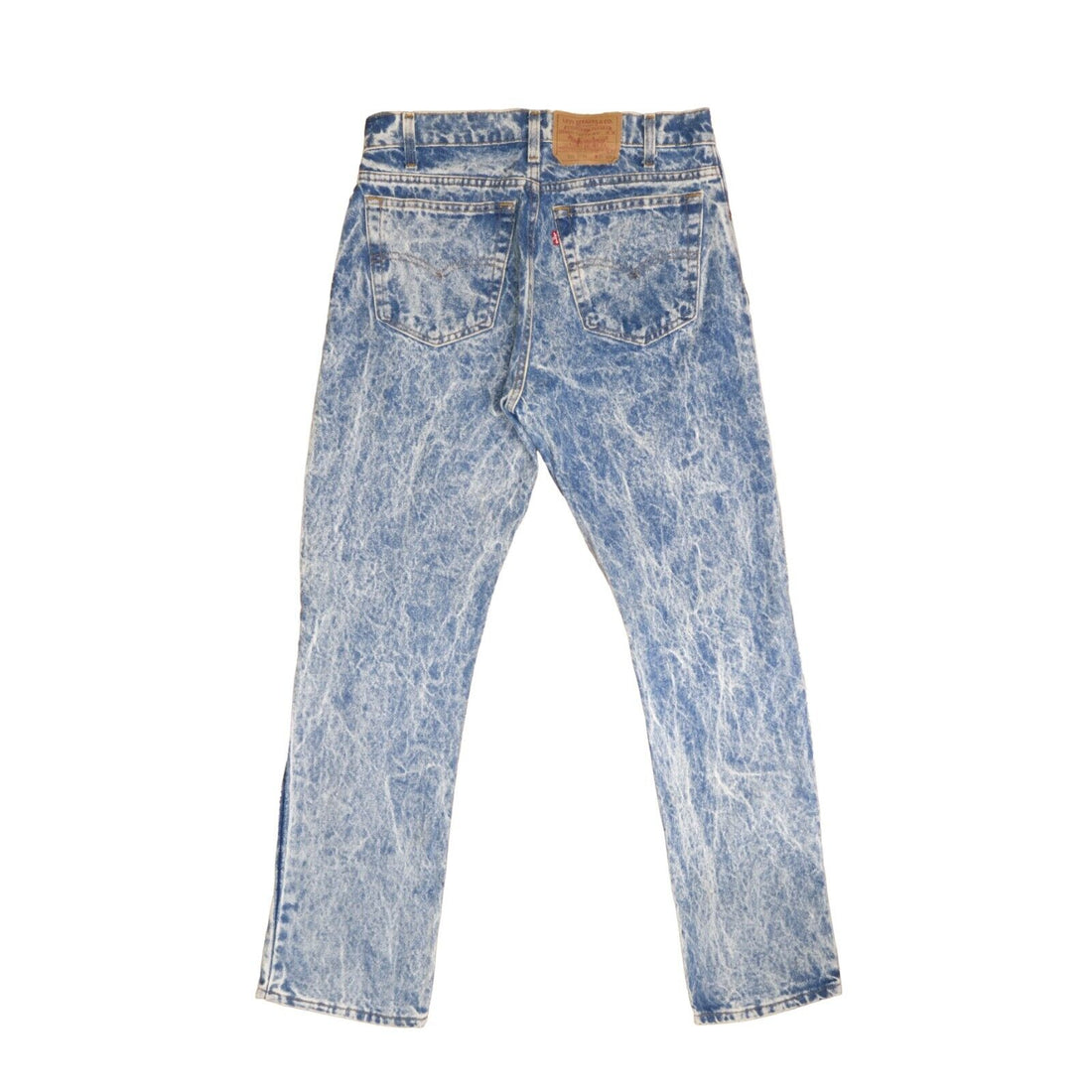 Vintage Levi Strauss & Co Acid Wash Denim Jeans Size 34 X 32 506 0209