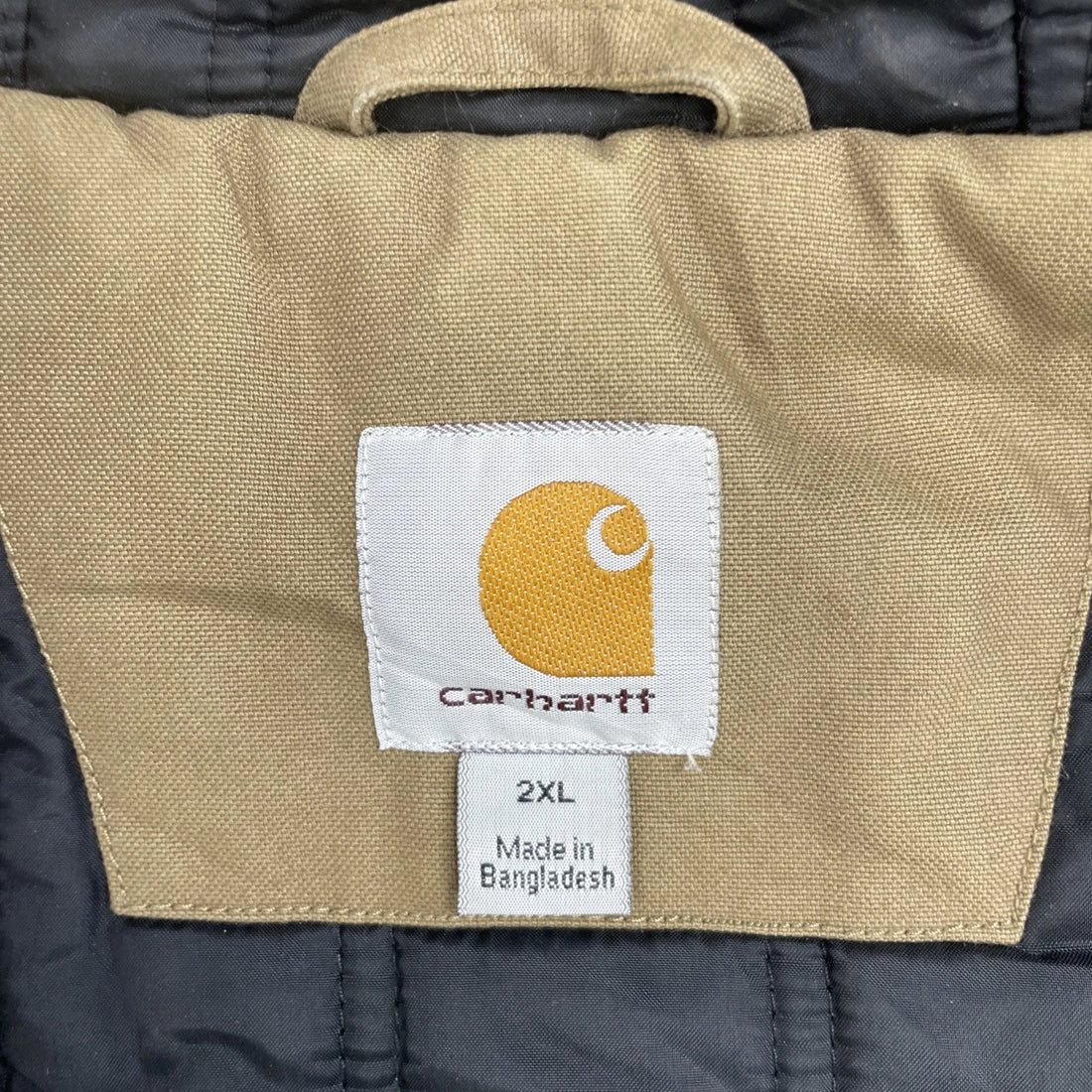 Carhartt Bomber Work Jacket Size 2XL Brown