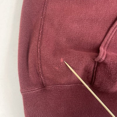 Vintage N.C.A.O.N. Champion Reverse Weave Sweatshirt Hoodie Size Large Red 90s