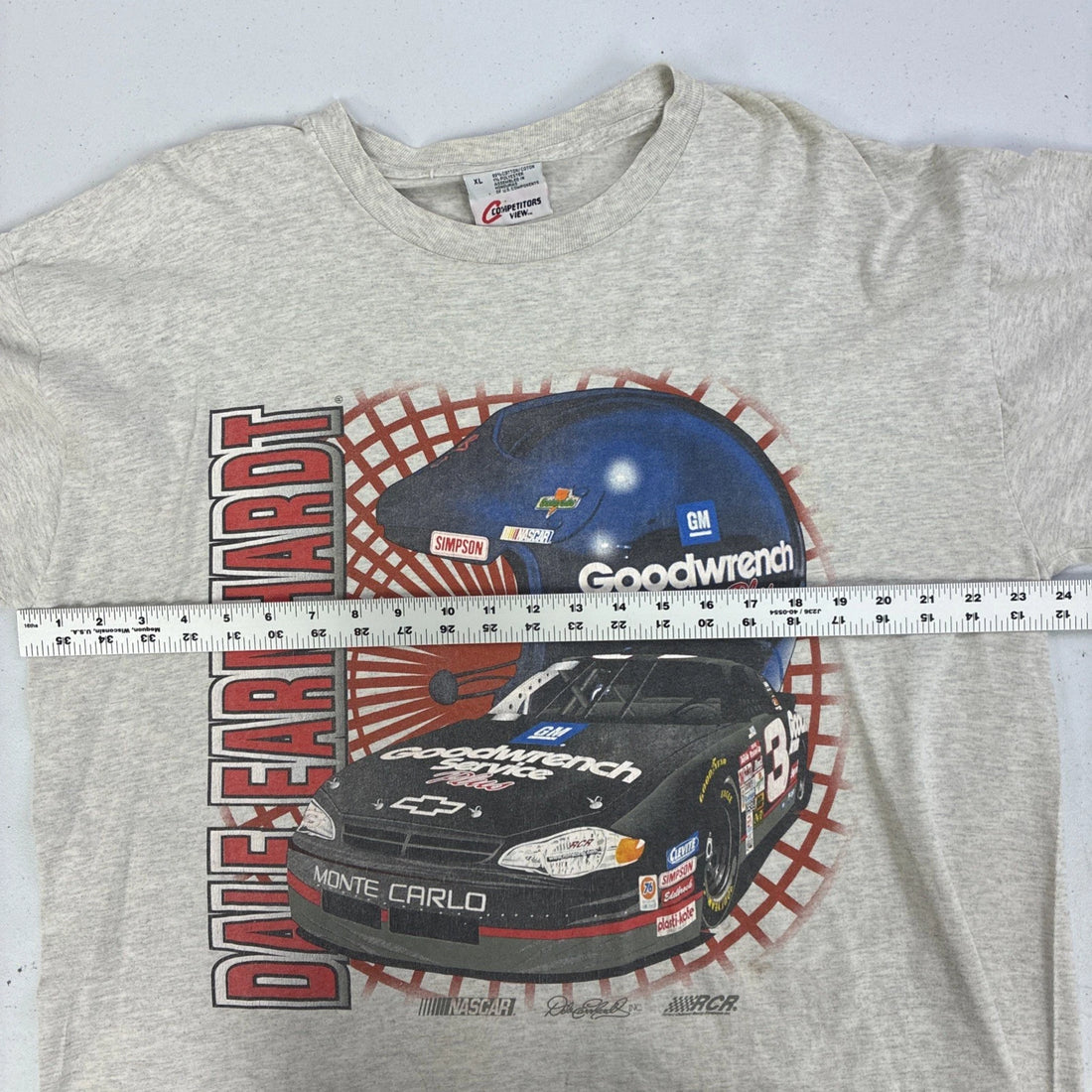 Vintage Dale Earnhardt Goodwrench Racing T-Shirt Size XL Double Sided NASCAR