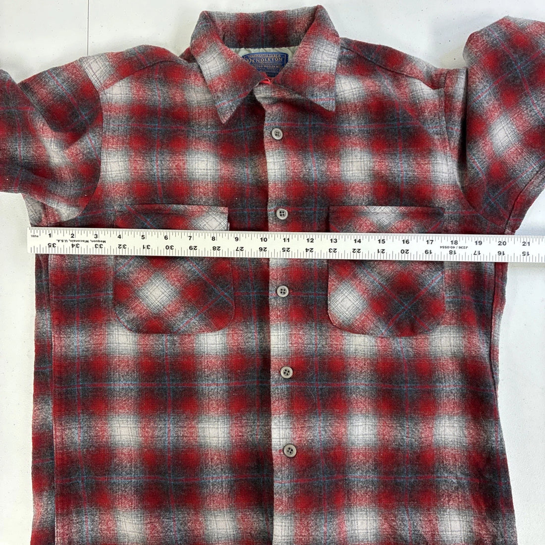 Vintage Pendleton Wool Board Button Up Shirt Size Medium