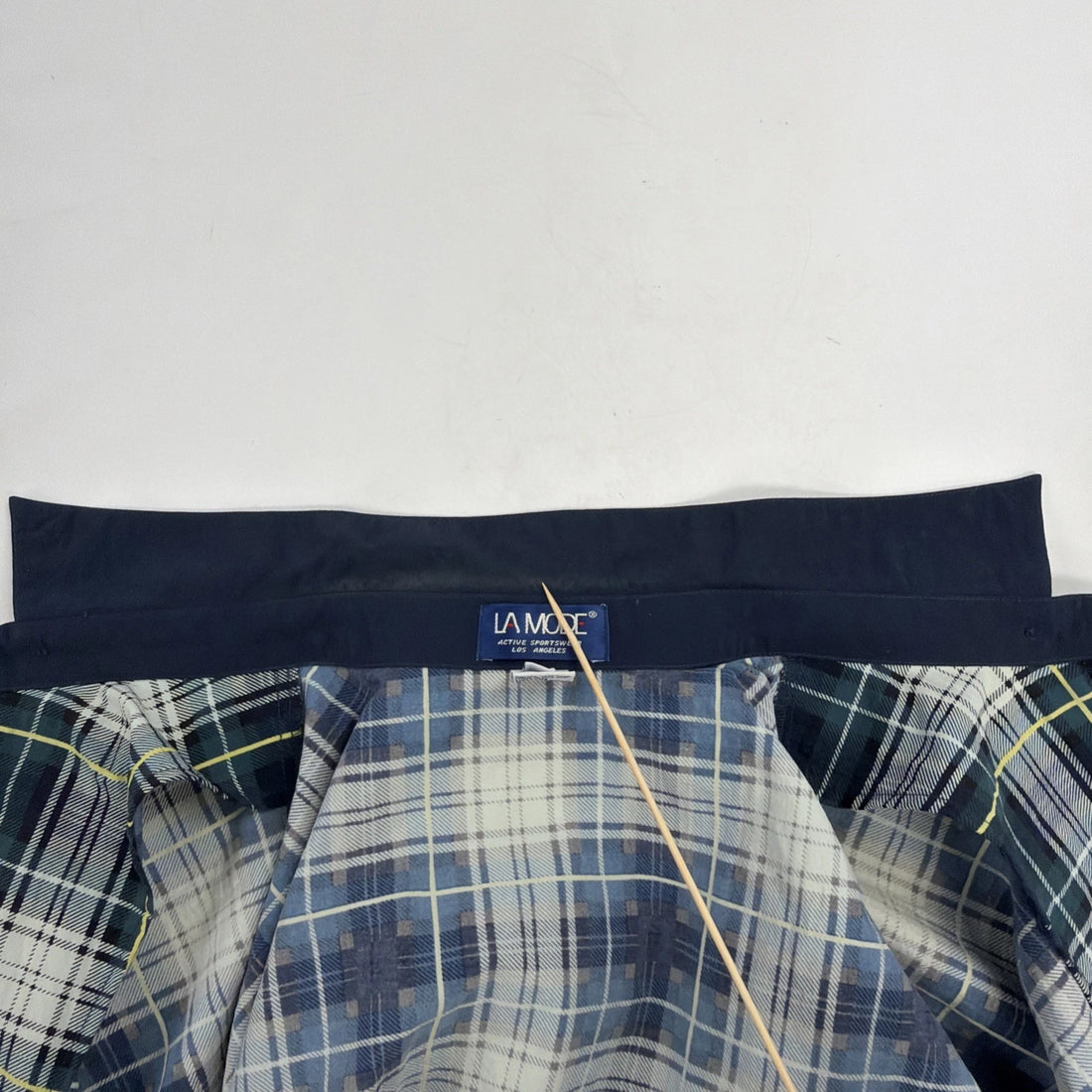 Vintage La Mode Light Bomber Jacket Size Large Plaid