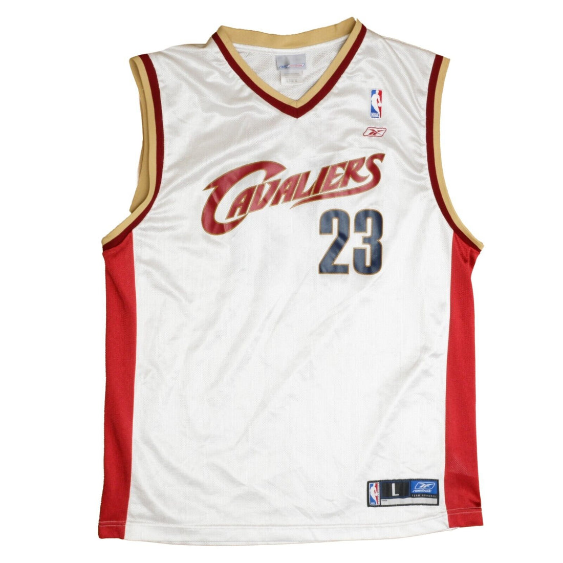 Vintage Cleveland Cavaliers LeBron James Reebok Jersey Size Large NBA