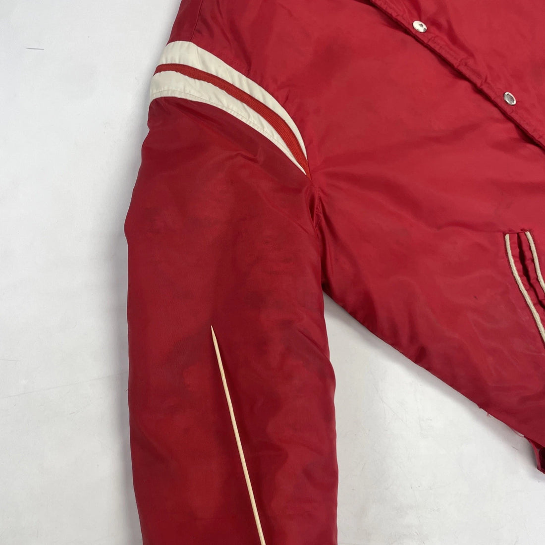 Vintage RHS Harv-al Bomber Jacket Size 36 Red