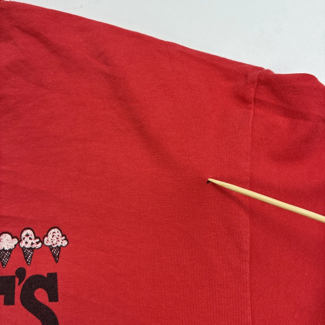 Vintage Ben & Jerry's Ice Cream Vermont's Finest T-Shirt Size XL Red 90s