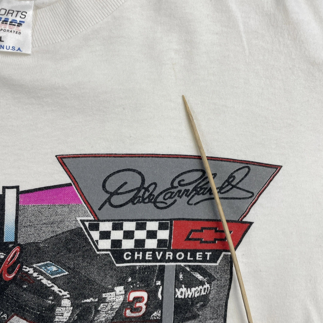 Vintage Dale Earnhardt 6th Annual Open House Car Racing Auto T-Shirt Size Large