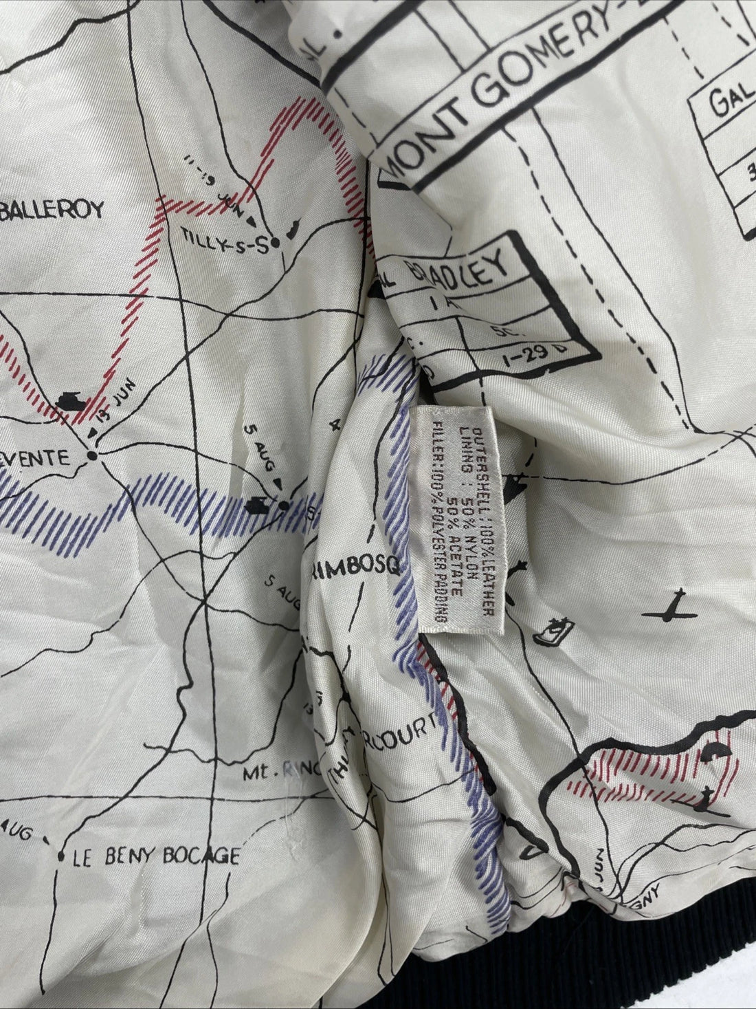 Vintage G-III Leather Bomber Jacket Size Small