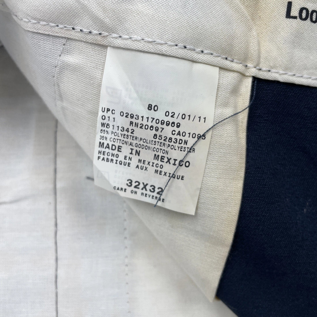 Dickies Trousers Pants Size 32 X 32 Blue