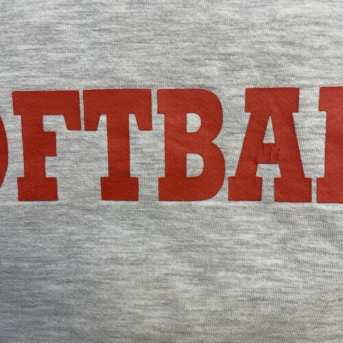Vintage Salem State Softball Russell Athletic Crewneck Sweatshirt Size XL