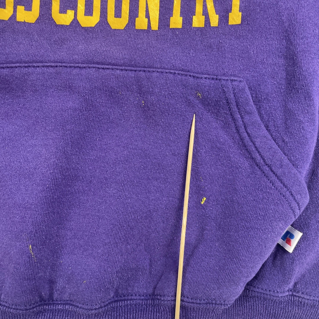 Vintage Monticello Cross Country Russell Athletic Sweatshirt Hoodie Size Medium