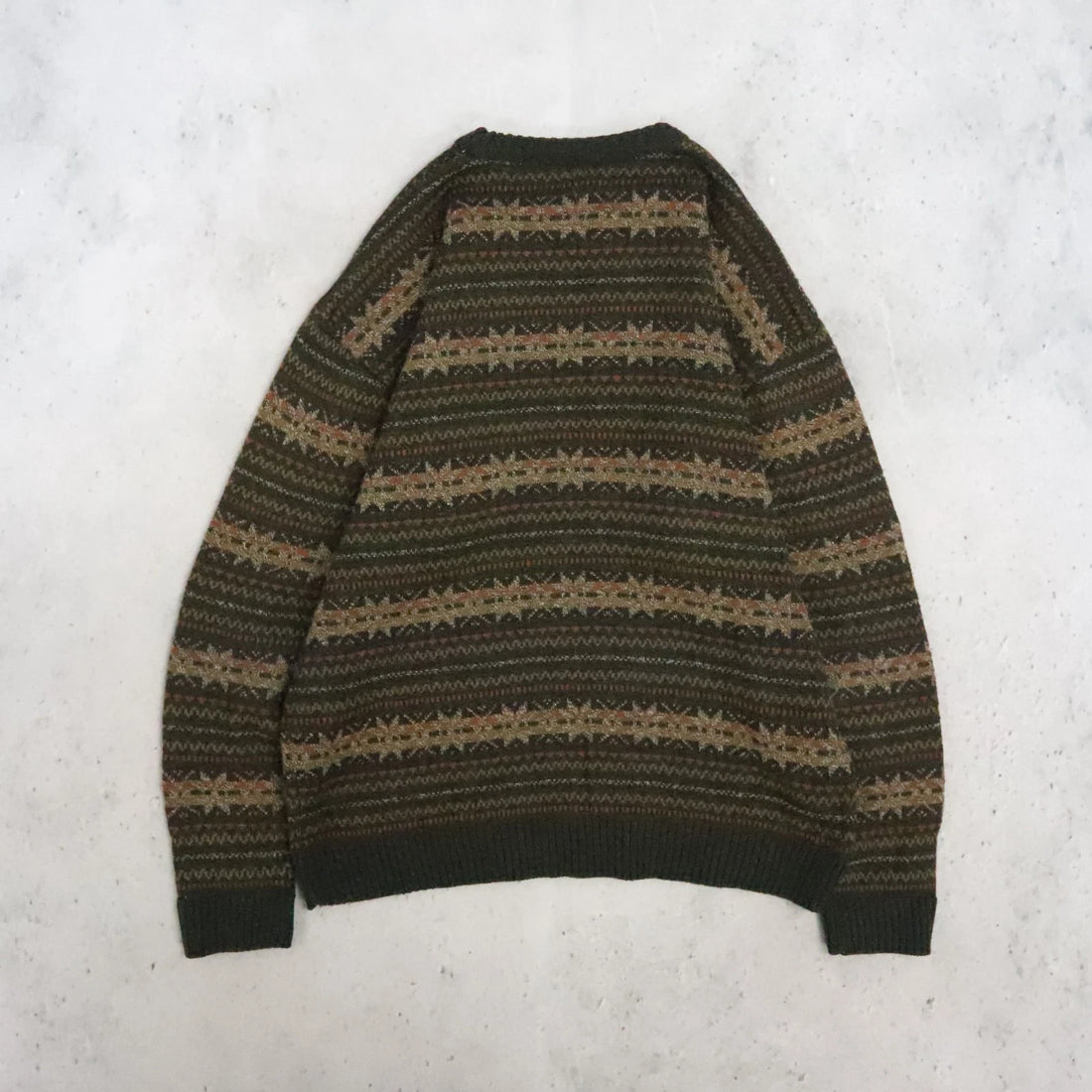 Munsingwear Fair Isle Crewneck Sweater Size Medium