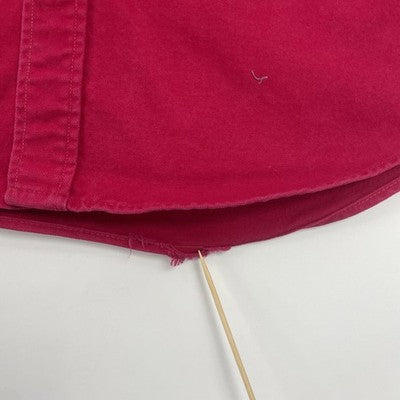 Vintage Carhartt Rugged Button Up Shirt Size XL Red