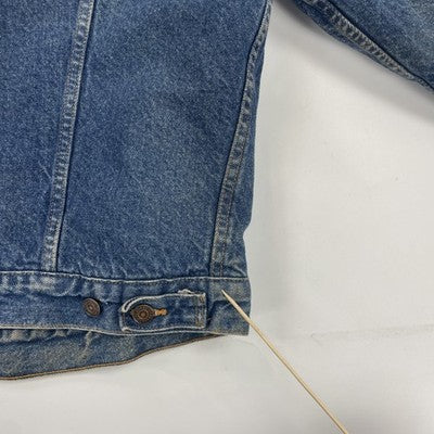 Vintage Levi's Denim Trucker Jacket Size 48 Blanket Lined