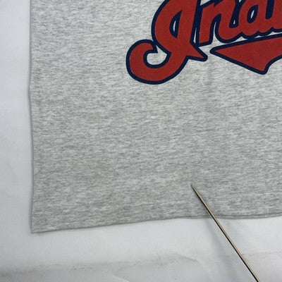 Vintage Cleveland Indians Big Face T-Shirt Size Large 90s MLB