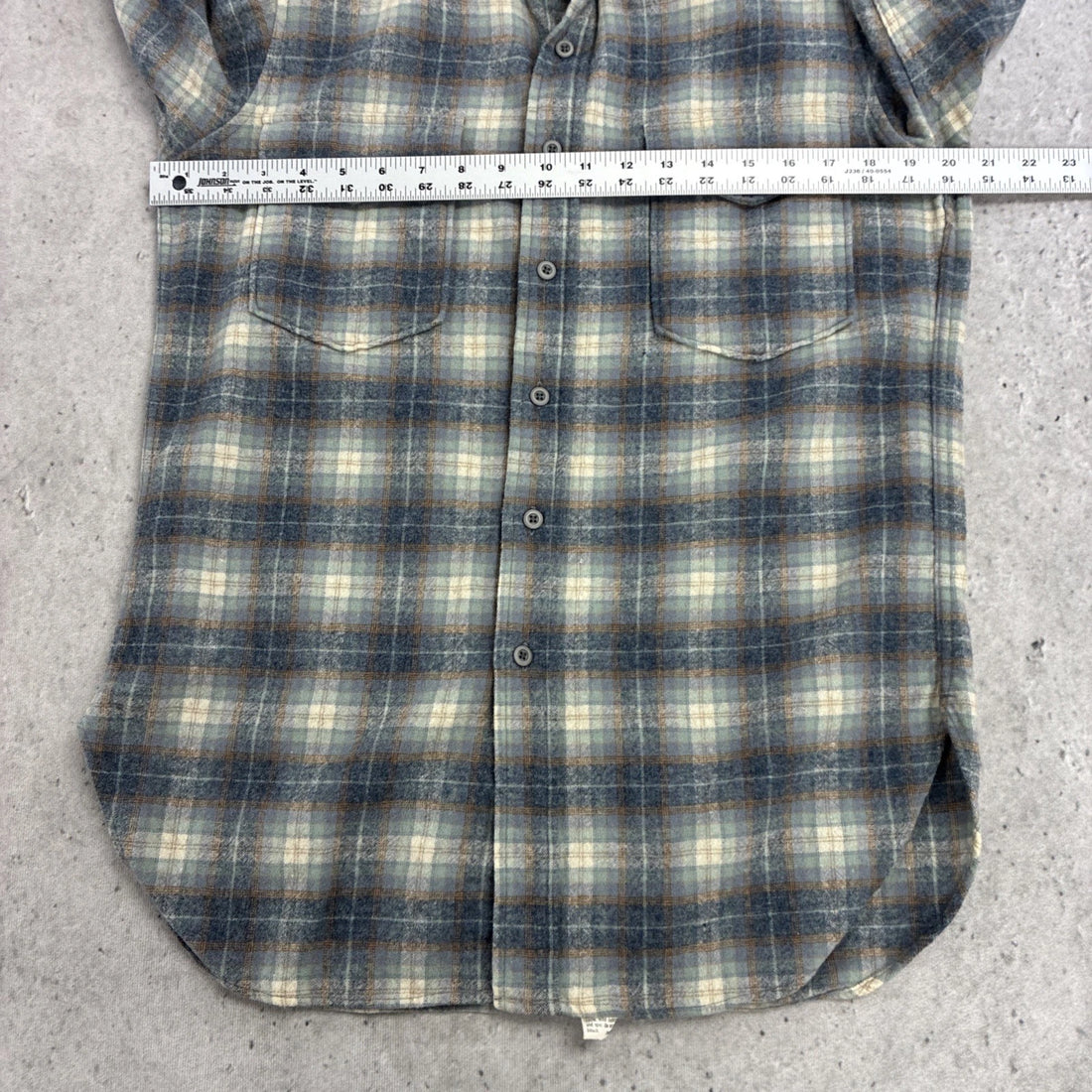 Vintage Pendleton Wool Field Button Up Shirt Size 15 1/2