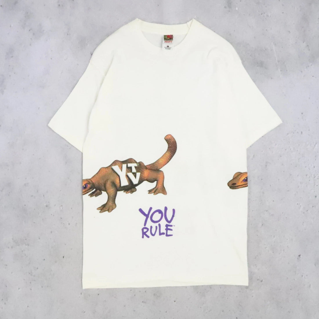 Vintage YTV You Rule TV Promo T-Shirt Size Large Cartoon