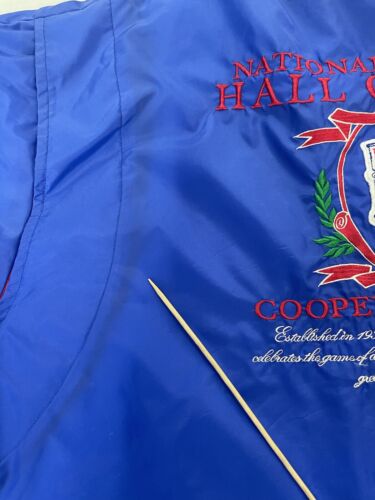 Vintage Baseball Hall of Fame Cooperstown Windbreaker Light Jacket Size XL MLB