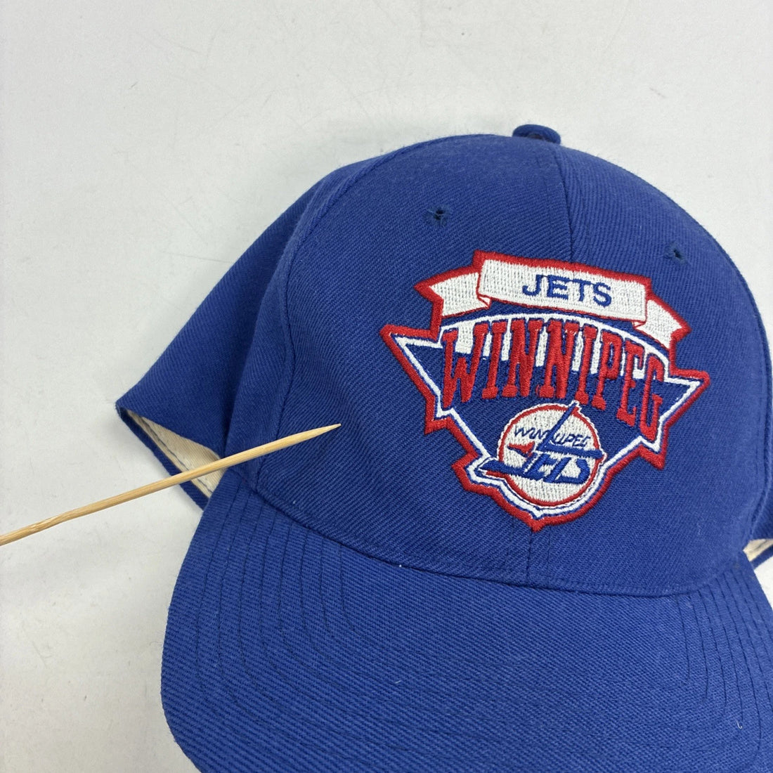 Vintage Winnipeg Jets American Needle Wool Snapback Hat OSFA NHL