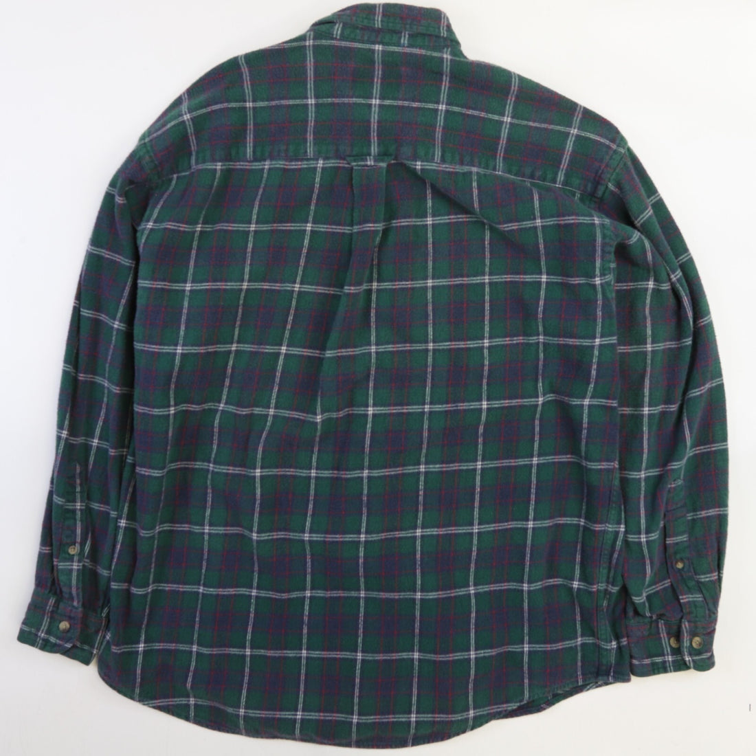 Vintage Pendleton Fireside Wool Button Up Shirt Size Large Green Plaid