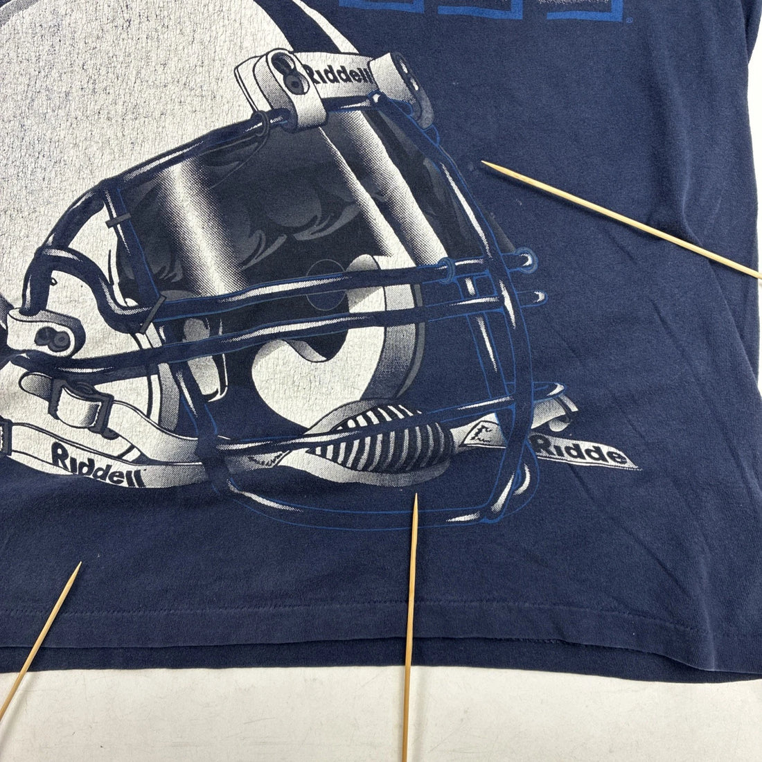 Vintage Penn State Nittany Lions Football Helmet T-Shirt Size XL NCAA