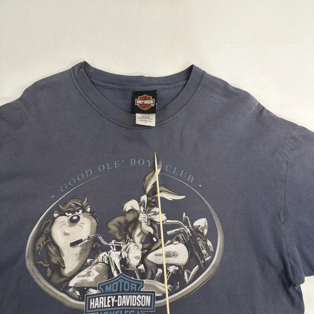 Harley Davidson Motorcycles Good Ole Boys Club Looney Tunes T-Shirt Size XL