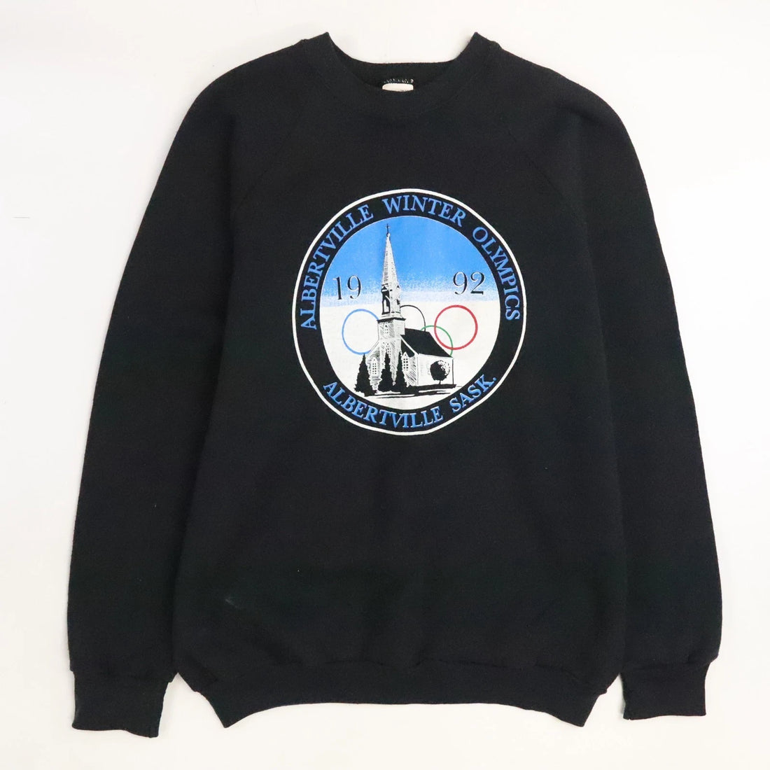 Vintage Albertville Winter Olympics 1992 Crewneck Sweatshirt Size XL 90s