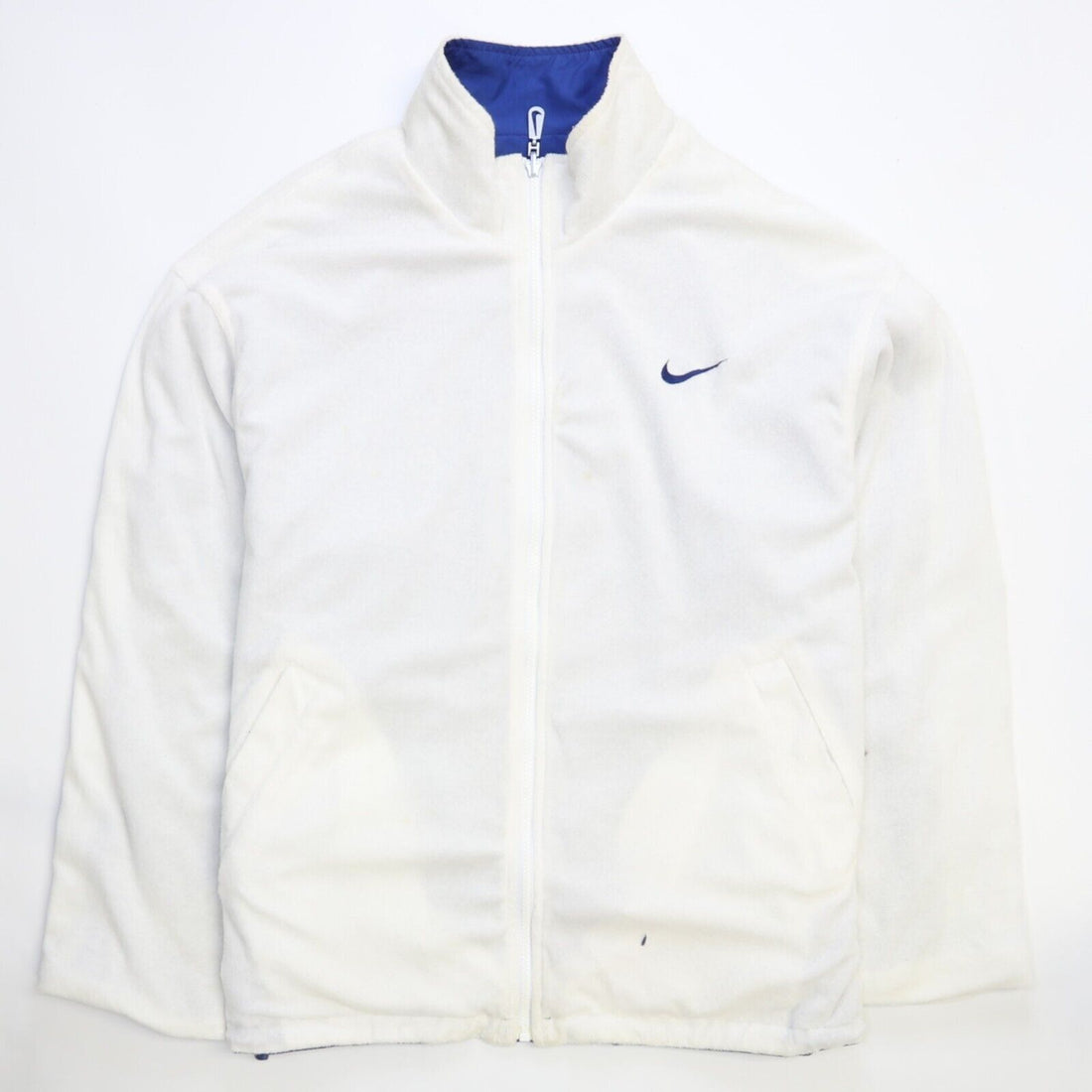 Vintage Nike Challenge Court Windbreaker Light Jacket Size Large Reversible 90s