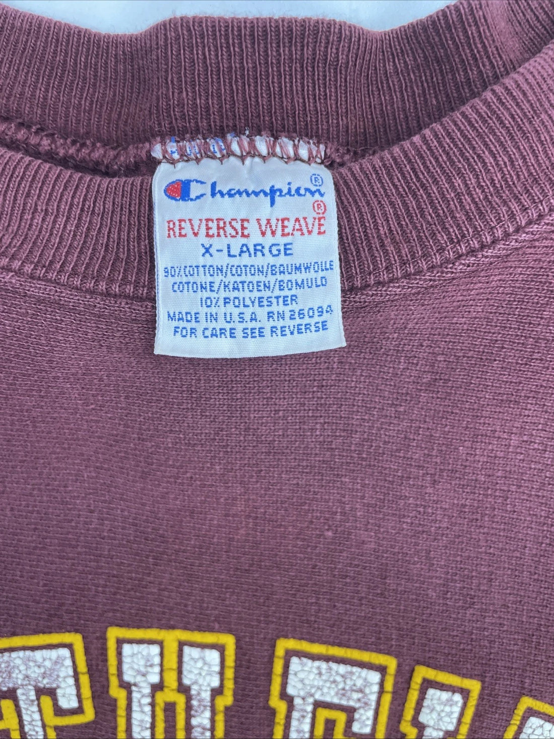 Vintage Northfield Raiders Champion Reverse Weave Crewneck Sweatshirt XL 90s