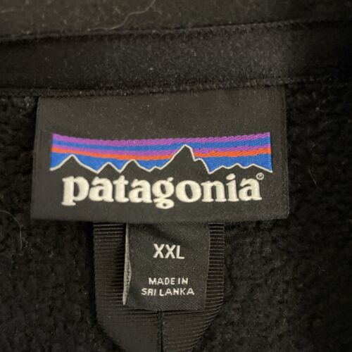 Patagonia Better Sweater Fleece Vest Jacket Size 2XL Black