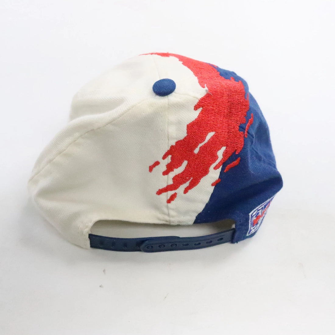 Vintage New England Patriots Wool Logo Athletic Splash Snapback Hat Cap OSFA NFL