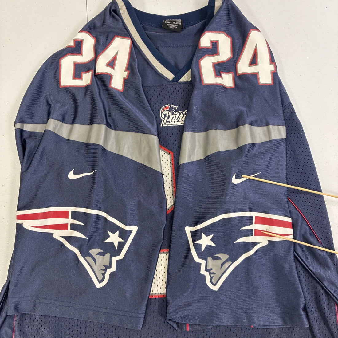 Vintage New England Patriots Ty Law Nike Jersey Size 2XL NFL
