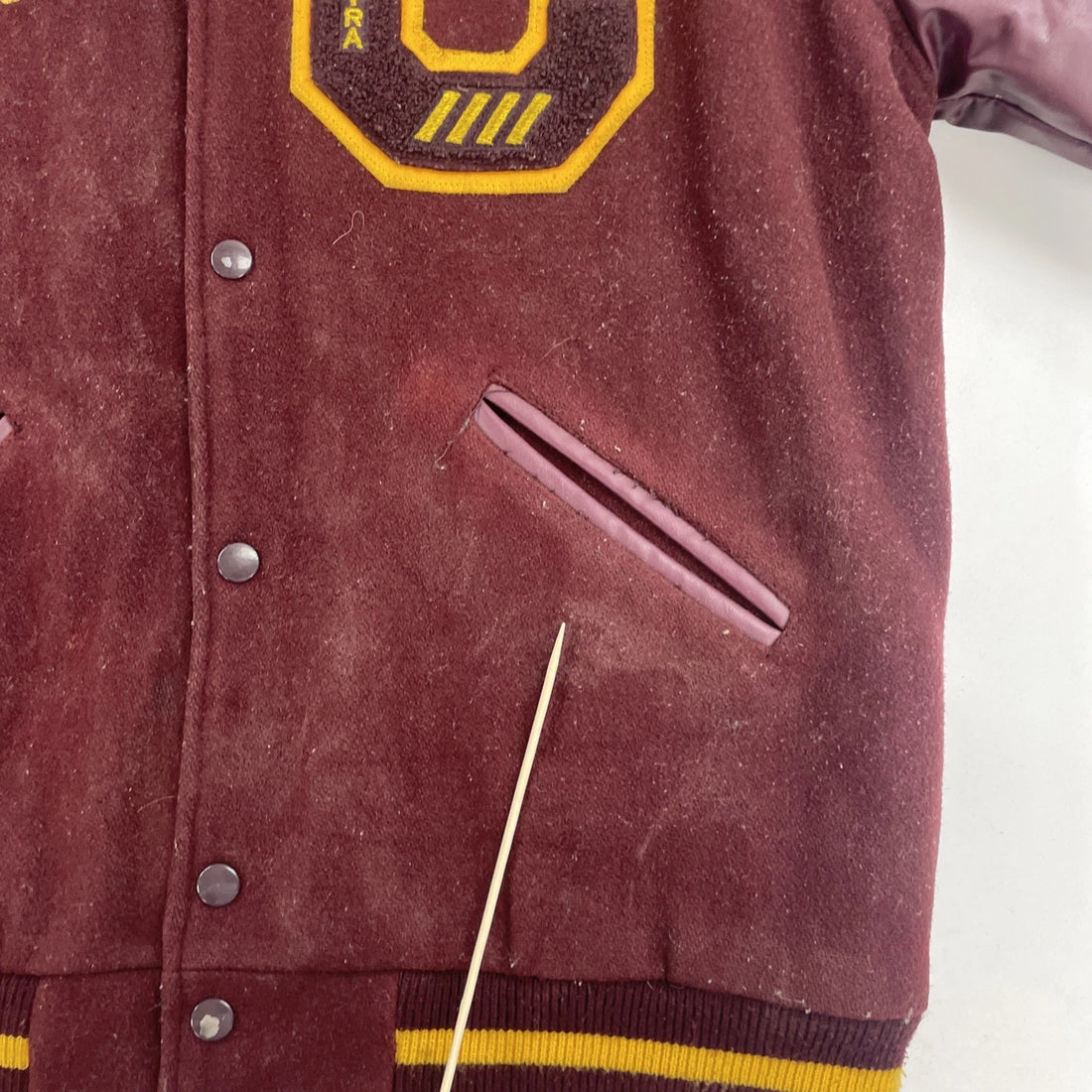 Cortes Orchestra Leather Wool Varsity Jacket Size Medium 2009