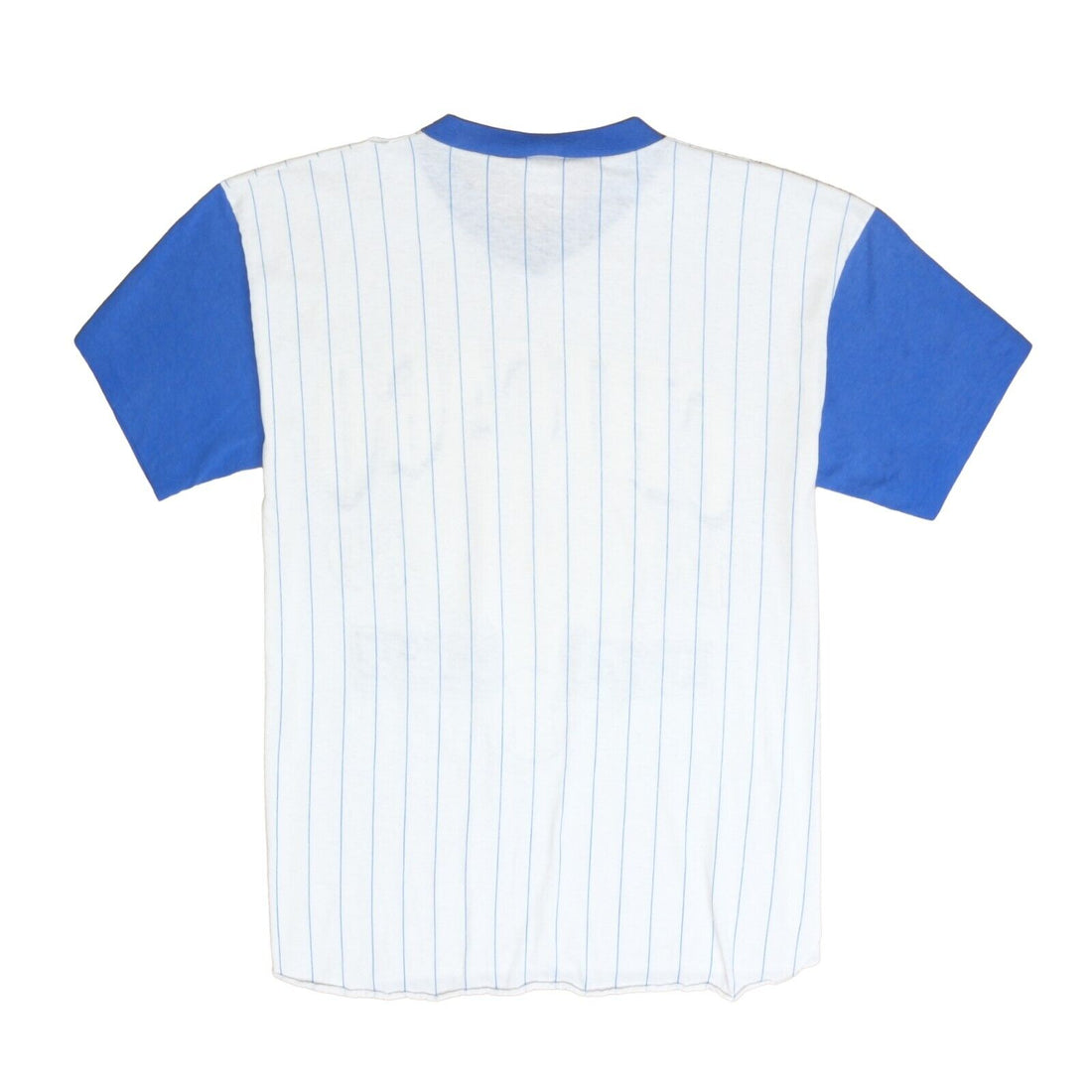 Vintage Chicago Cubs Logo 7 Pinstripe T-Shirt Size Large 1989 80s MLB –  Throwback Vault