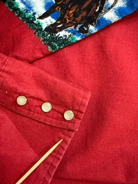 Vintage Wrangler Western Cowboy Pearl Snap Shirt Size 2XL