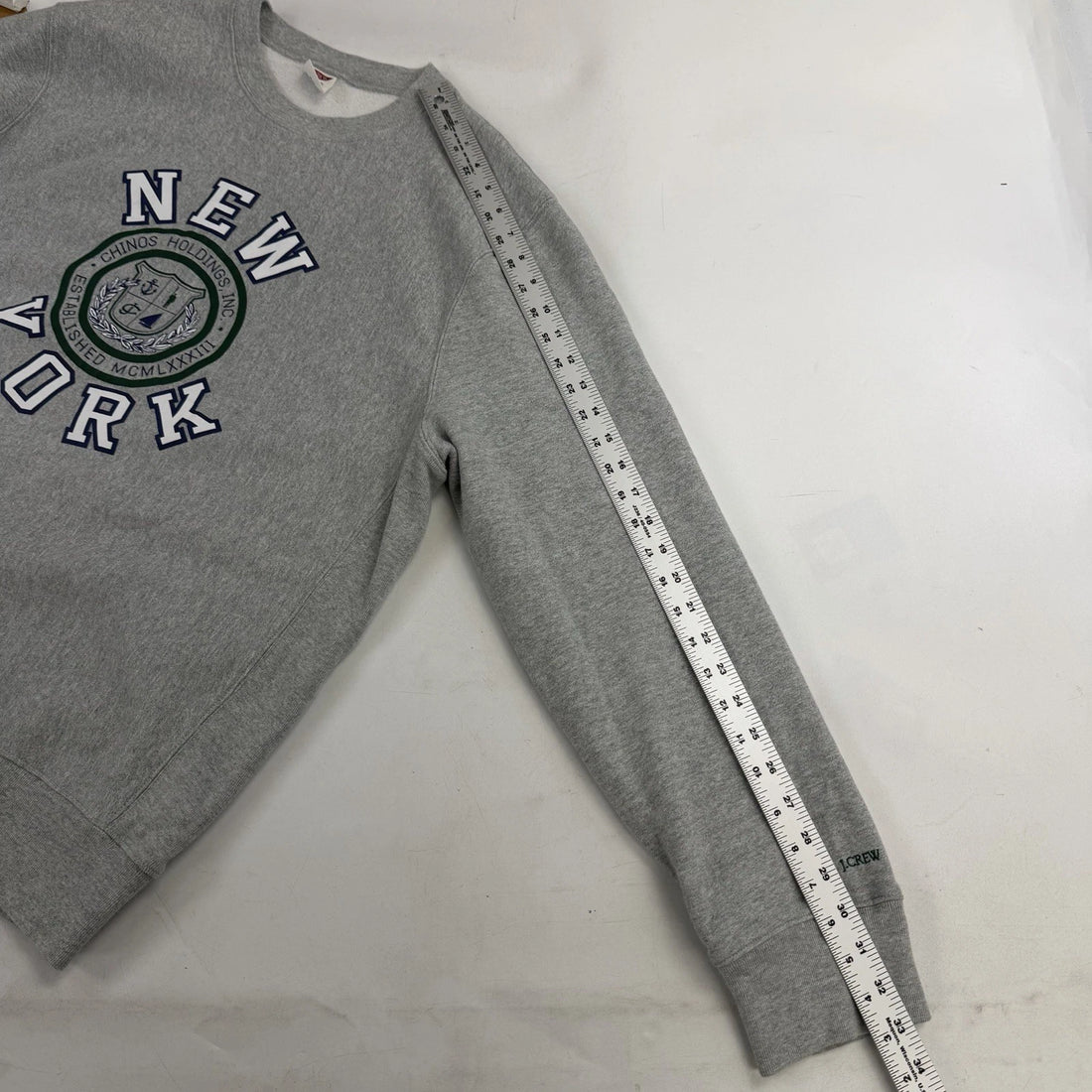J.Crew New York Crest Crewneck Sweatshirt Size 2XL