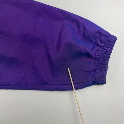 Vintage Surf Style Pullover Windbreaker Light Jacket One Size Iridescent