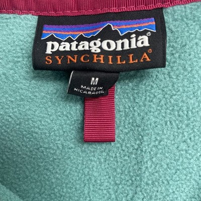 Patagonia Synchilla Snap T Fleece Jacket Size Medium Two Toned