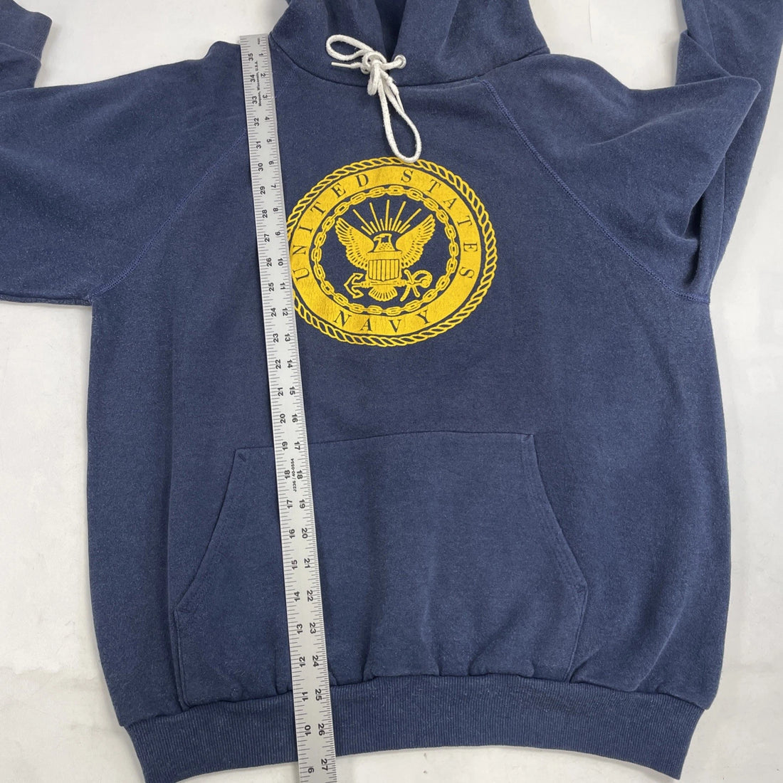 Vintage US Navy Crest Sweatshirt Hoodie Size XL USN
