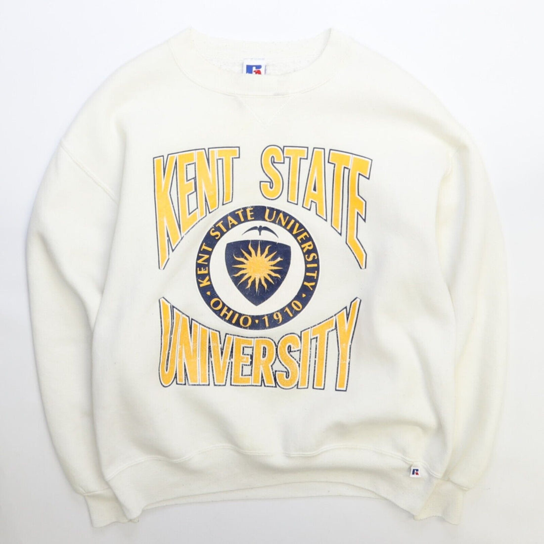 Vintage Kent State University Russell Athletic Crewneck Sweatshirt Large 90s