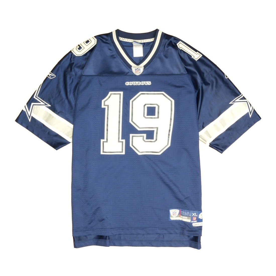 Reebok Men Dallas Cowboys #19 Austin On-Field Replica Navy White Jersey