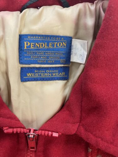 Vintage Pendleton High Grade Western Wear Navajo Wool Jacket Size XL