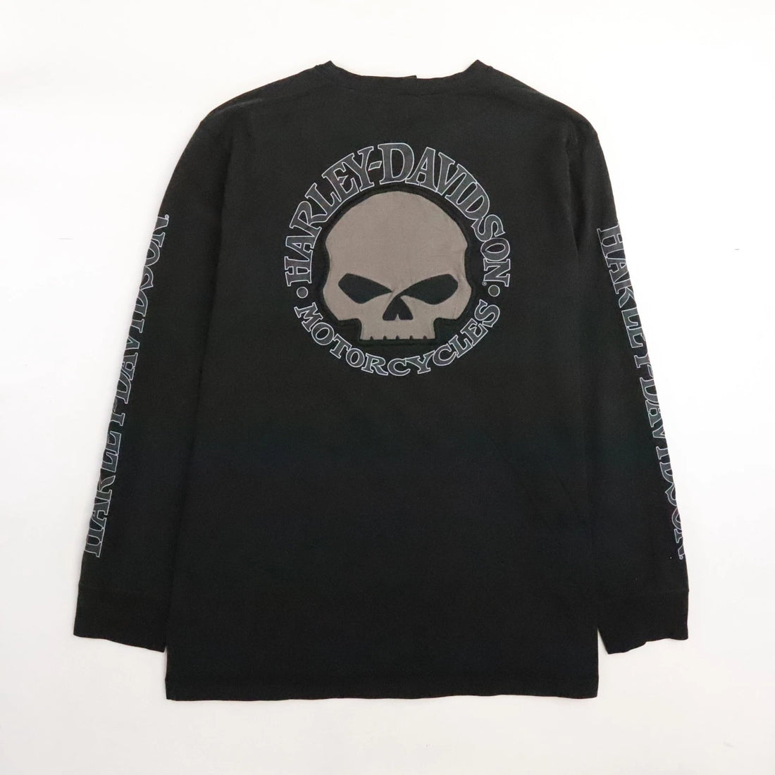 Harley Davidson Motorcycles Skull Long Sleeve T-Shirt Size XL
