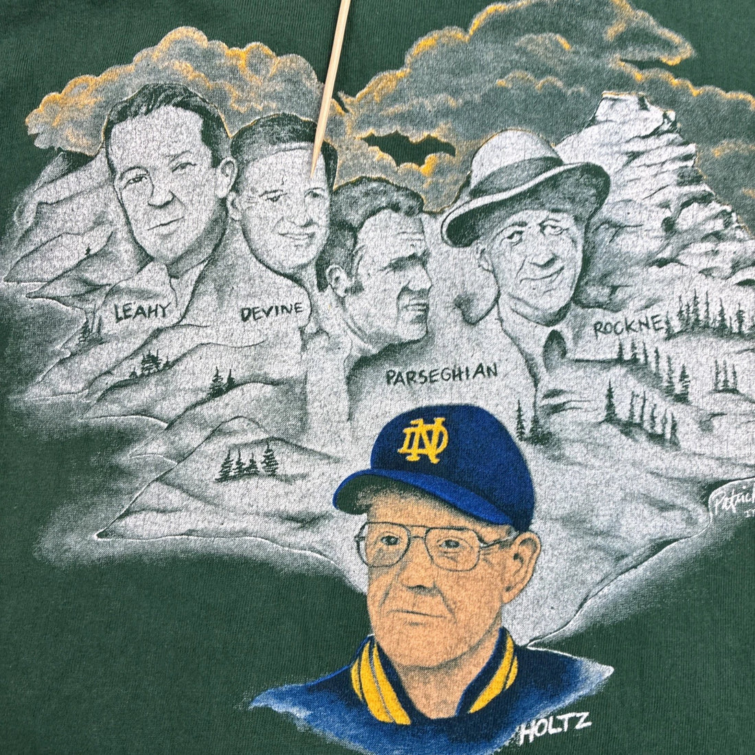 Vintage Notre Dame Fighting Irish Football Alumni T-Shirt Size XL NCAA