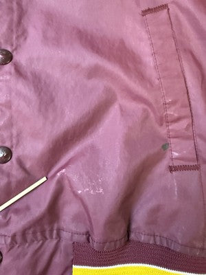 Vintage Minnesota Golden Gophers Chalk Line Light Bomber Jacket Medium 90s NCAA
