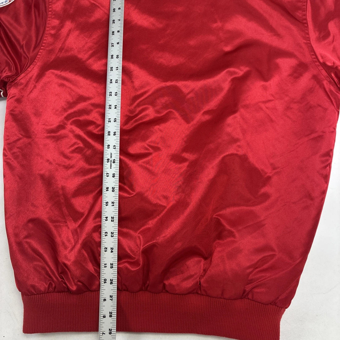 Los Angeles Clippers Starter Satin Bomber Jacket Size Large NBA
