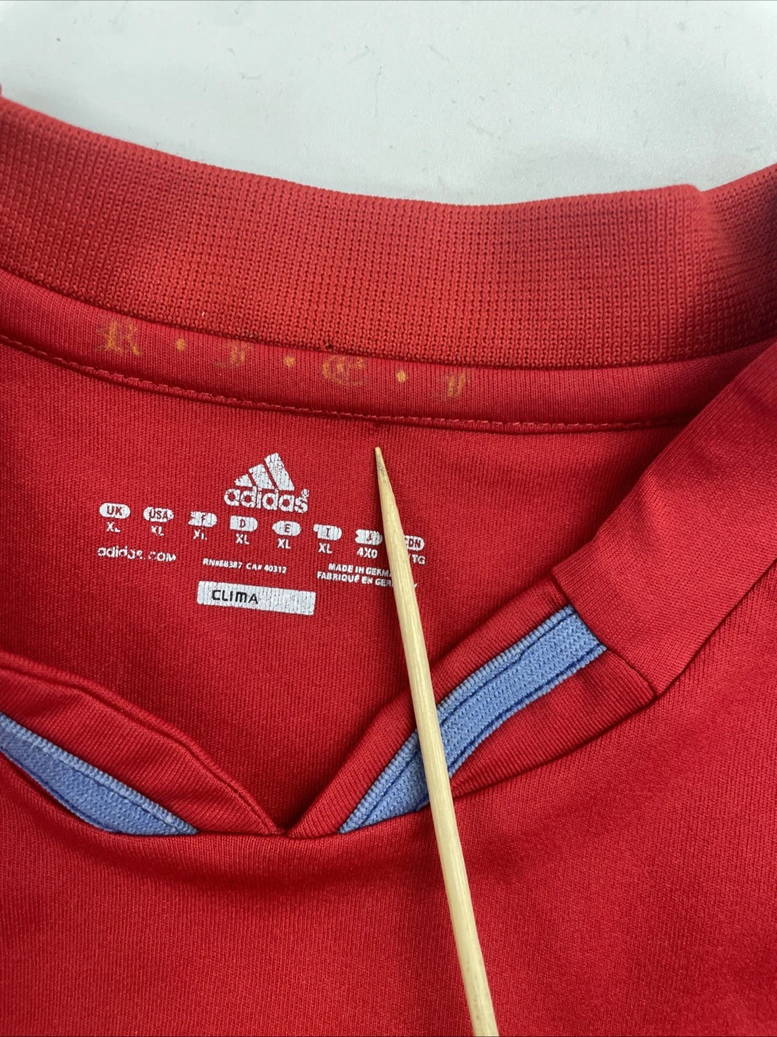 Spain David Villa Adidas Soccer Football Jersey Size XL National