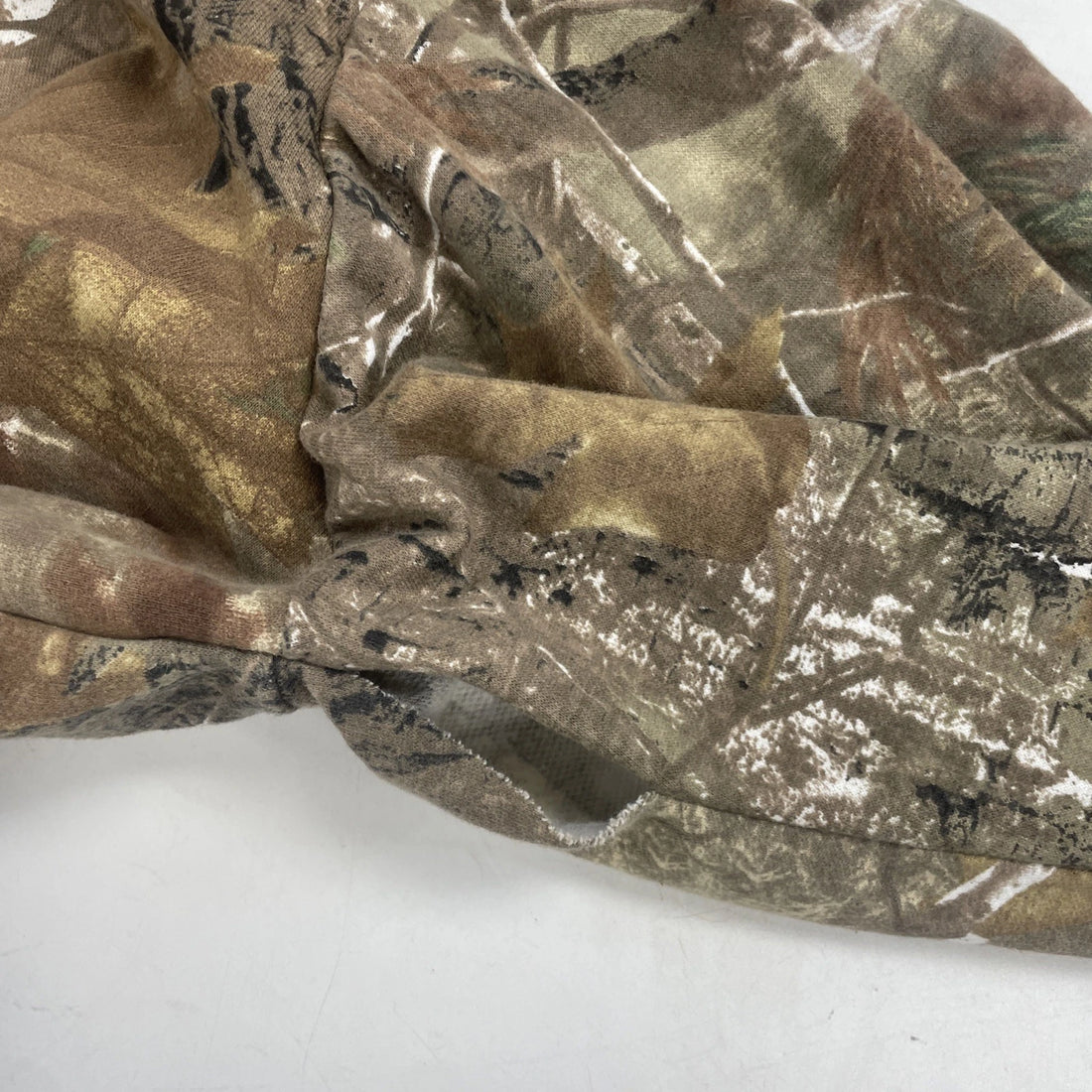 Pro Action Tree Camo Full Zip Sweatshirt Hoodie Size Large