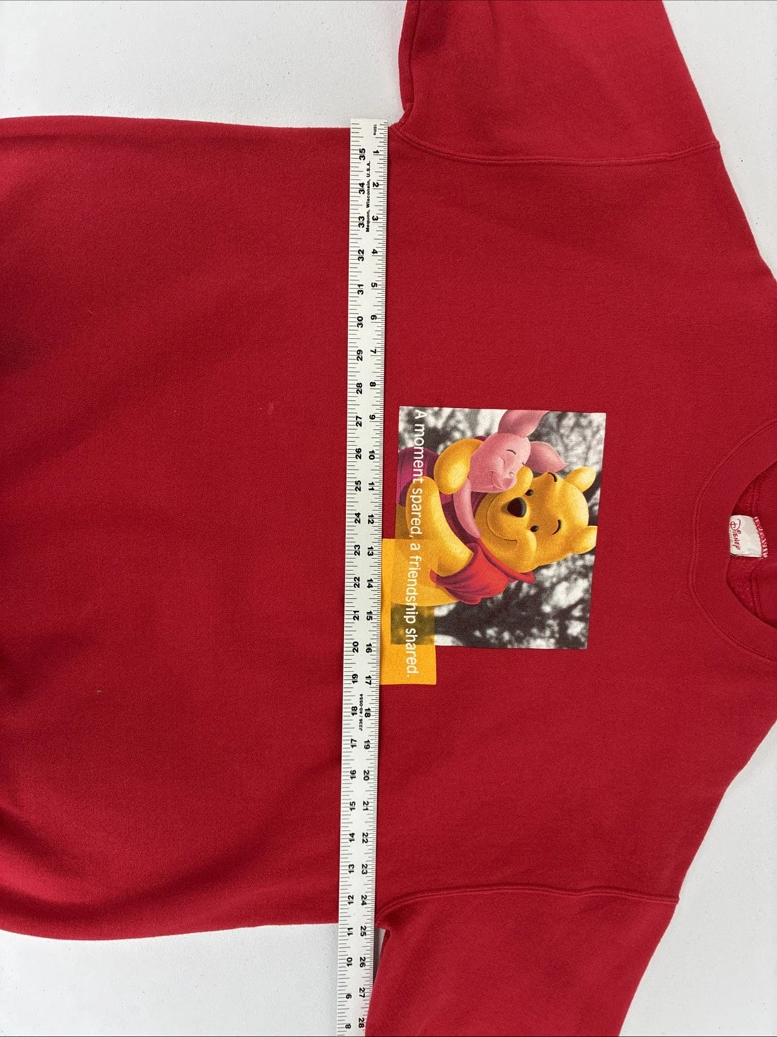 Vintage Winnie The Pooh Disney Crewneck Sweatshirt Size 2XL Red