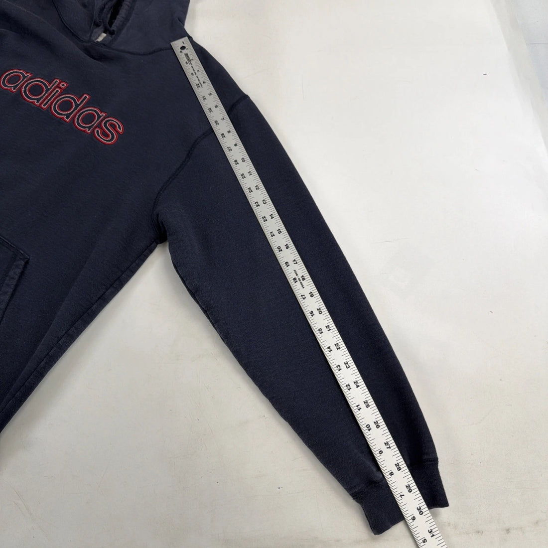 Vintage Adidas Sweatshirt Hoodie Size Medium Blue